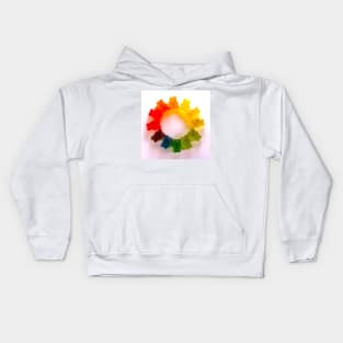 Rainbow Circle Gummies Kids Hoodie